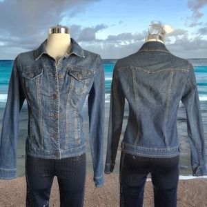 GUESS Los Angeles Blue Denim Jacket Size SP